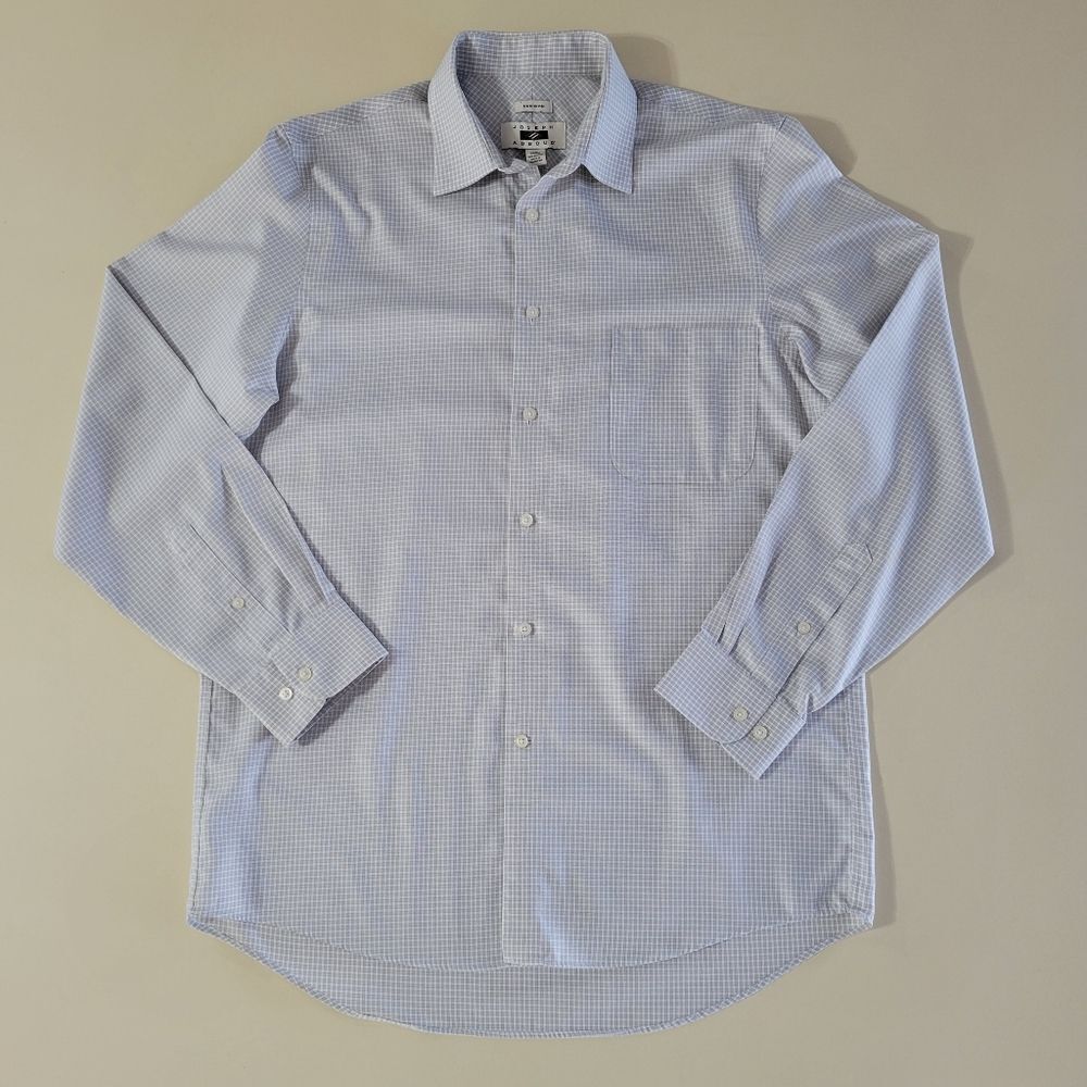 Joseph Abboud Modern Fit Spread Collar Dress Shirt, Gray Micro Check